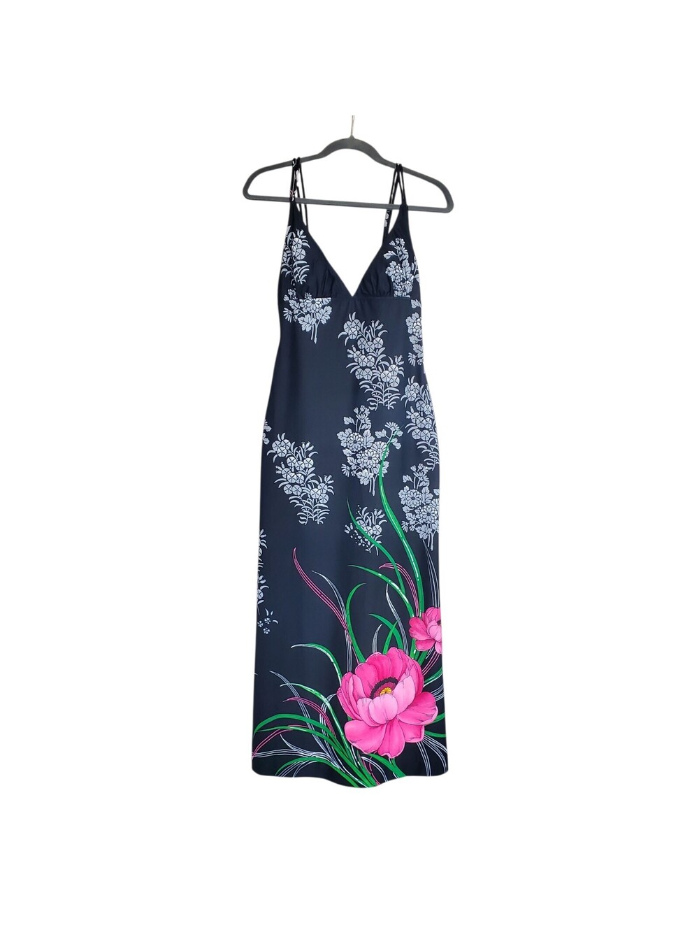 Vintage Dayglo Flower 70s Dress